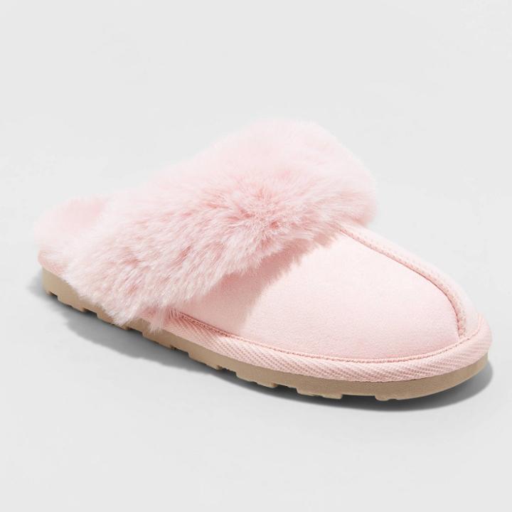 Girls' Carmen Scuff Slippers - Cat & Jack Pink