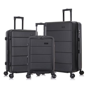 Inusa Elysian Lightweight Hardside Carry On Spinner 3pc Luggage