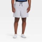 Men's Big & Tall 7 Elevated Novelty E-waist Pull-on Shorts - Goodfellow & Co Gray