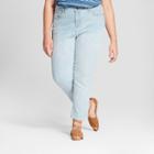 Women's Plus Size Straight Jeans - Universal Thread Blue