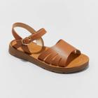 Girls' Lillian Slide Sandals - Cat & Jack Cognac
