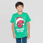 Petiteboys' Marvel Spidey Super Year Short Sleeve T-shirt - Green