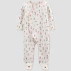 Baby Girls' Floral Sleep N' Play - Just One You Made By Carter's Ivory Newborn