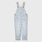 Oshkosh B'gosh Toddler Girls' Floral Railroad Striped Overalls - Blue