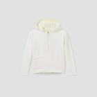 Girls' Fleece 1/4 Zip Sweatshirt - All In Motion Cream