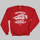 Ripple Junction Men's National Lampoon Christmas Vacation Fleece Pullover Sweater - Red