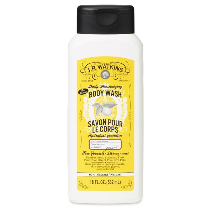 J.r. Watkins J.r Watkins Daily Moisturizing Body Wash - Lemon Cream