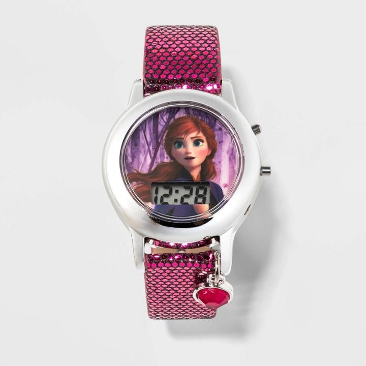 Girls' Disney Frozen Anna Watch - Purple, Girl's