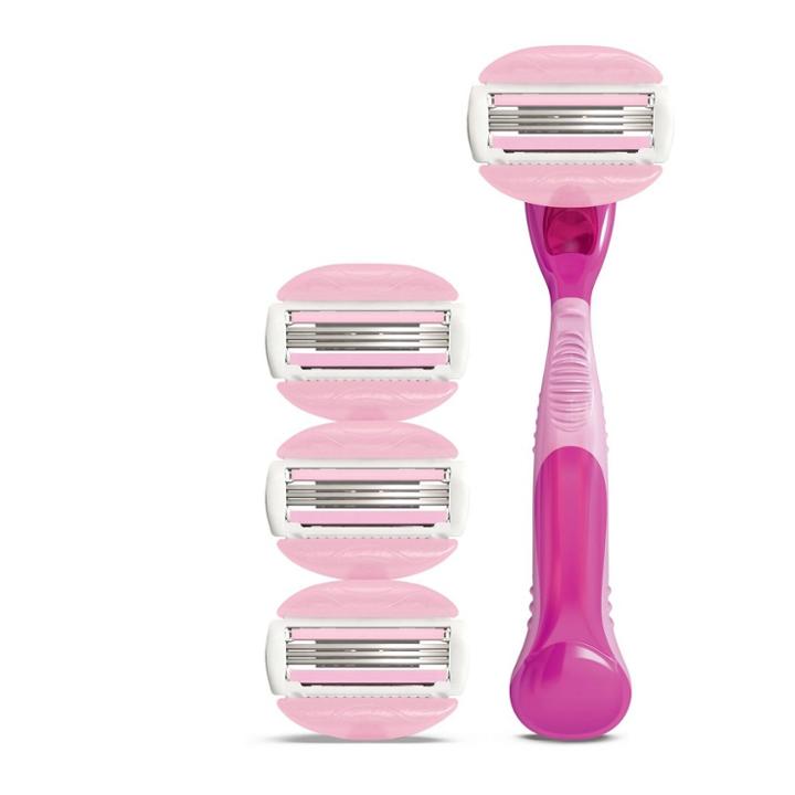 Venus Comfortglide White Tea Scented 3-blade Women's Razor - 1 Handle + 4 Cartridge Refills, Women's