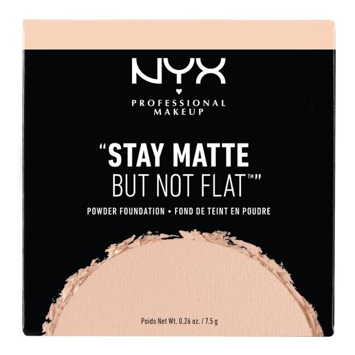Nyx Professional Makeup Stay Matte But Not Flat Powder Foundation Porcelain