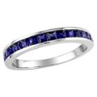Target 3/4 Ct. T.w. Created Sapphire Eternity Ring - Silver, Size: