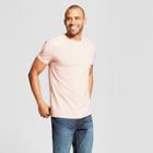 Men's Standard Fit Short Sleeve Crew Neck T-shirt - Goodfellow & Co Dusk Pink