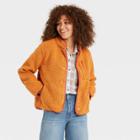 Women's Faux Fur Sherpa Jacket - Universal Thread Mango