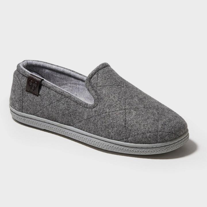 Women's Dluxe By Dearfoams Closed Back - Gray