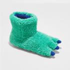 Toddler Boys' Bootie Slippers - Cat & Jack Green