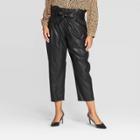 Women's Plus Size Mid-rise Relaxed Pants - Who What Wear Black