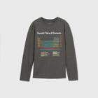 Boys' Periodic Table Graphic Long Sleeve T-shirt - Cat & Jack Gray