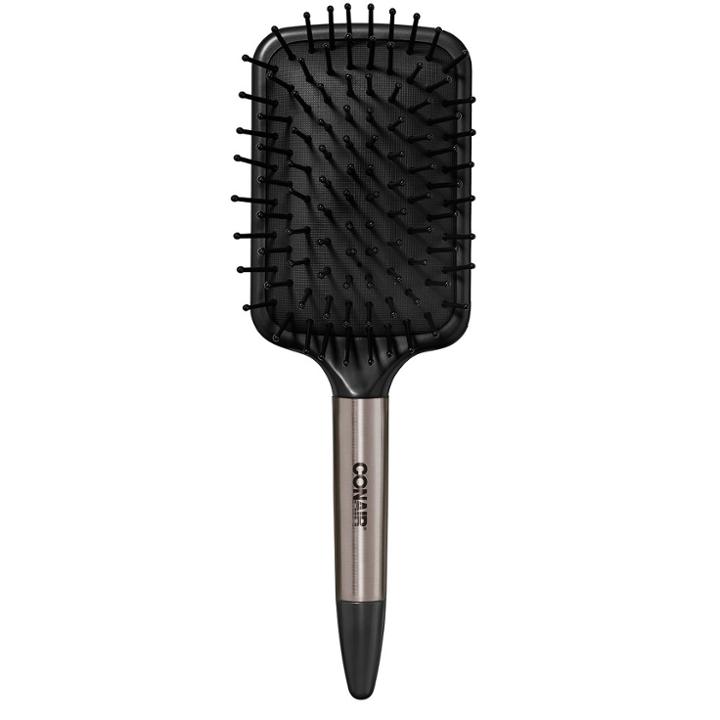 Conair Thick To Smooth Paddle Brush, Black