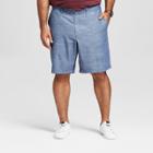 Men's Big & Tall 10.5 Chambray Linden Flat Front Shorts - Goodfellow & Co Blue Chambray