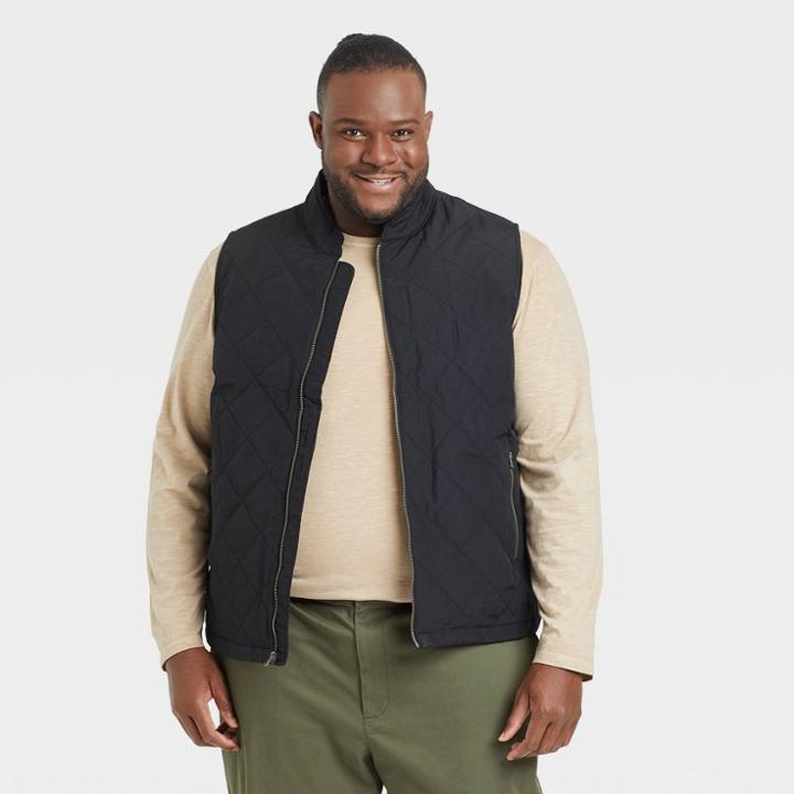 Men's Big & Tall New Vest - Goodfellow & Co Black