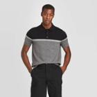 Men's Striped Standard Fit Short Sleeve Polo Sweater Pullover - Goodfellow & Co Gray S, Men's,