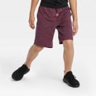 Boys' French Terry Shorts - All In Motion Purple Heather Xs, Boy's, Purple Grey