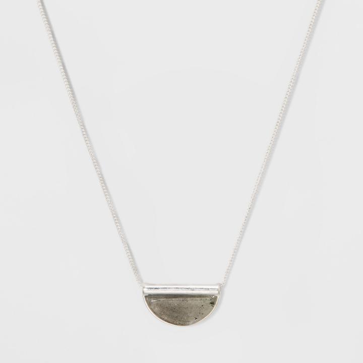 Semi-precious Short Pendant Necklace - Universal Thread