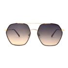 Women's Two Tone Smoke Sunglasses - A New Day Bright Gold