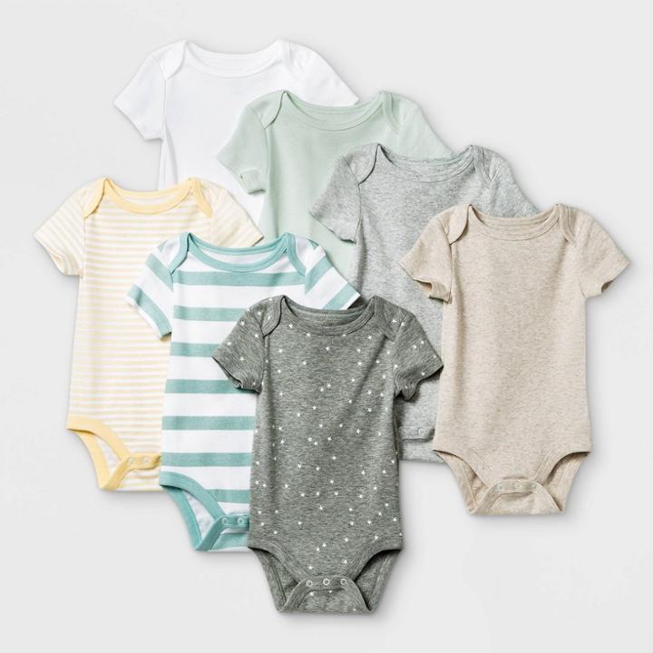 Baby 7pk Basics Bodysuits - Cloud Island