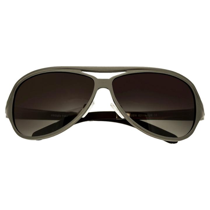 Breed Men's Langston Polarized Sunglasses With Aluminum Frame And Arms - Brown/brown
