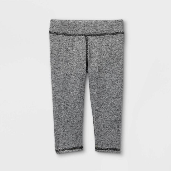Toddler Girls' Capri Activewear Leggings - Cat & Jack Gray