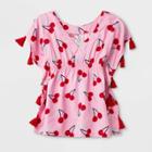 Baby Girls' Cherry Cover-up Dress - Cat & Jack Pink