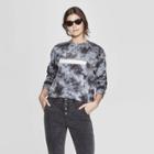 Women's Long Sleeve Kyoto Cropped T-shirt - Mighty Fine (juniors') - Gray