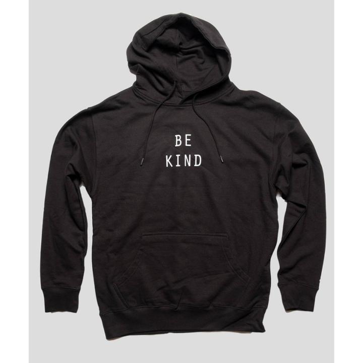 Ph By The Phluid Project Men's 'be Kind' Hooded T-shirt - Black