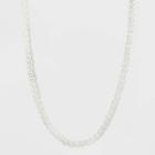 Simulated Pearl Strand Necklace - Wild Fable White
