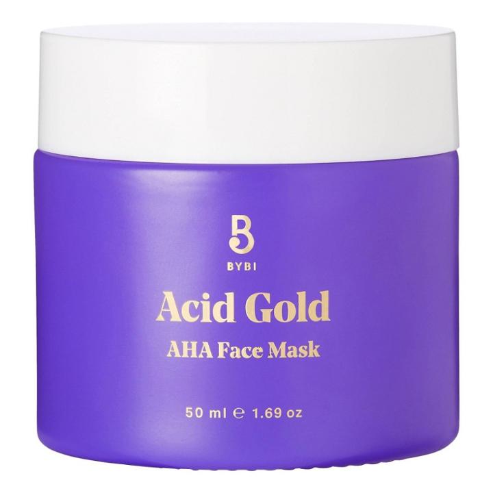 Bybi Clean Beauty Acid Gold Deep Renewal Vegan Face Mask With Aha