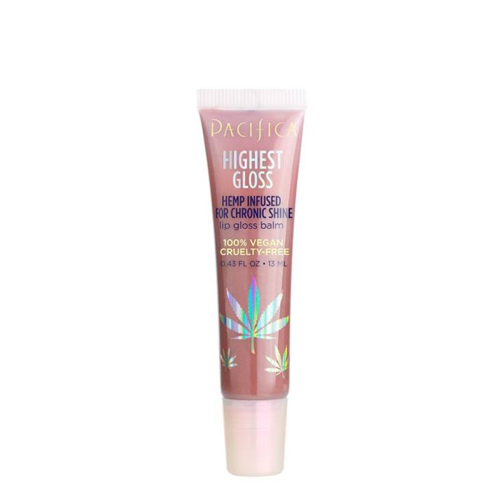 Pacifica Hemp Infused For Chronic Shine Lip Gloss Balm Strawberry Rose