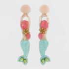 Sugarfix By Baublebar Resin Mermaid Drop Earrings, Women's,