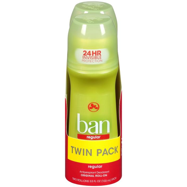 Ban Regular Antiperspirant Roll-on Deodorant