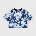 Levi's Girls' Short Sleeve Tie-dye T-shirt - Navy