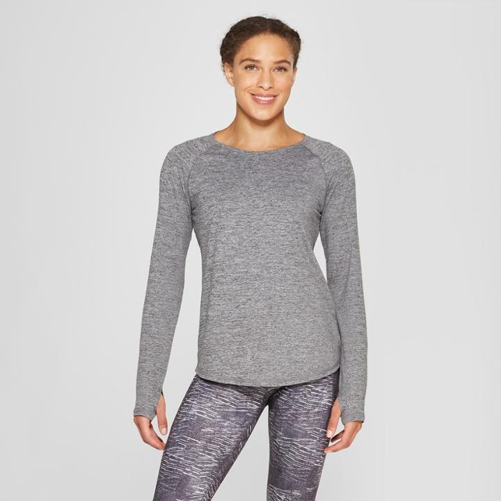 Women's Long Sleeve T-shirt - C9 Champion Black Heather