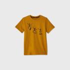 Boys' Short Sleeve Skateboard Graphic T-shirt - Art Class Gold