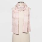 Women's Oblong Scarf - Universal Thread Blush One Size, Women's, Desert Clay