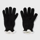 Isotoner Women's Recycled Yarn Fleece Lined Gloves - Black