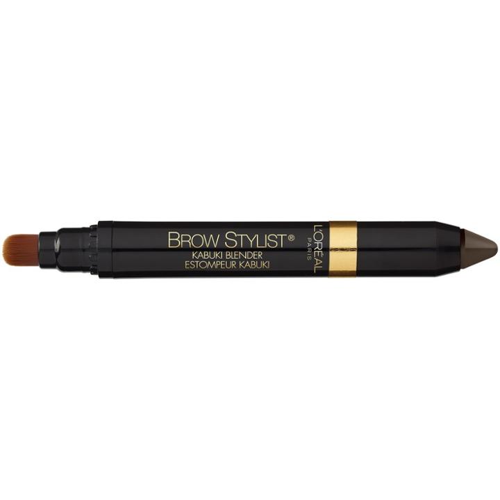 L'oreal Paris Brow Stylist Kabuki Blender 313 Brunette - 0.05oz, Adult Unisex