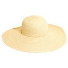 Scala Pronto Women's Big Brim Paper Braid Sun Hat - Toast