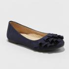 Girls' Evelyn Ballet Flats - Cat & Jack Navy (blue)