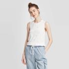 Doe. Women's Flip Flop Graphic Tank Top - Ivory