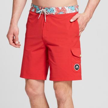 Allyance Men's 9 Caravan Board Shorts - Orange