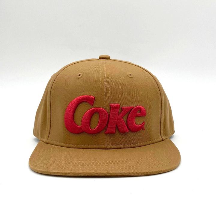 Concept One Men's Coke Snap Baseball Hat - Tan